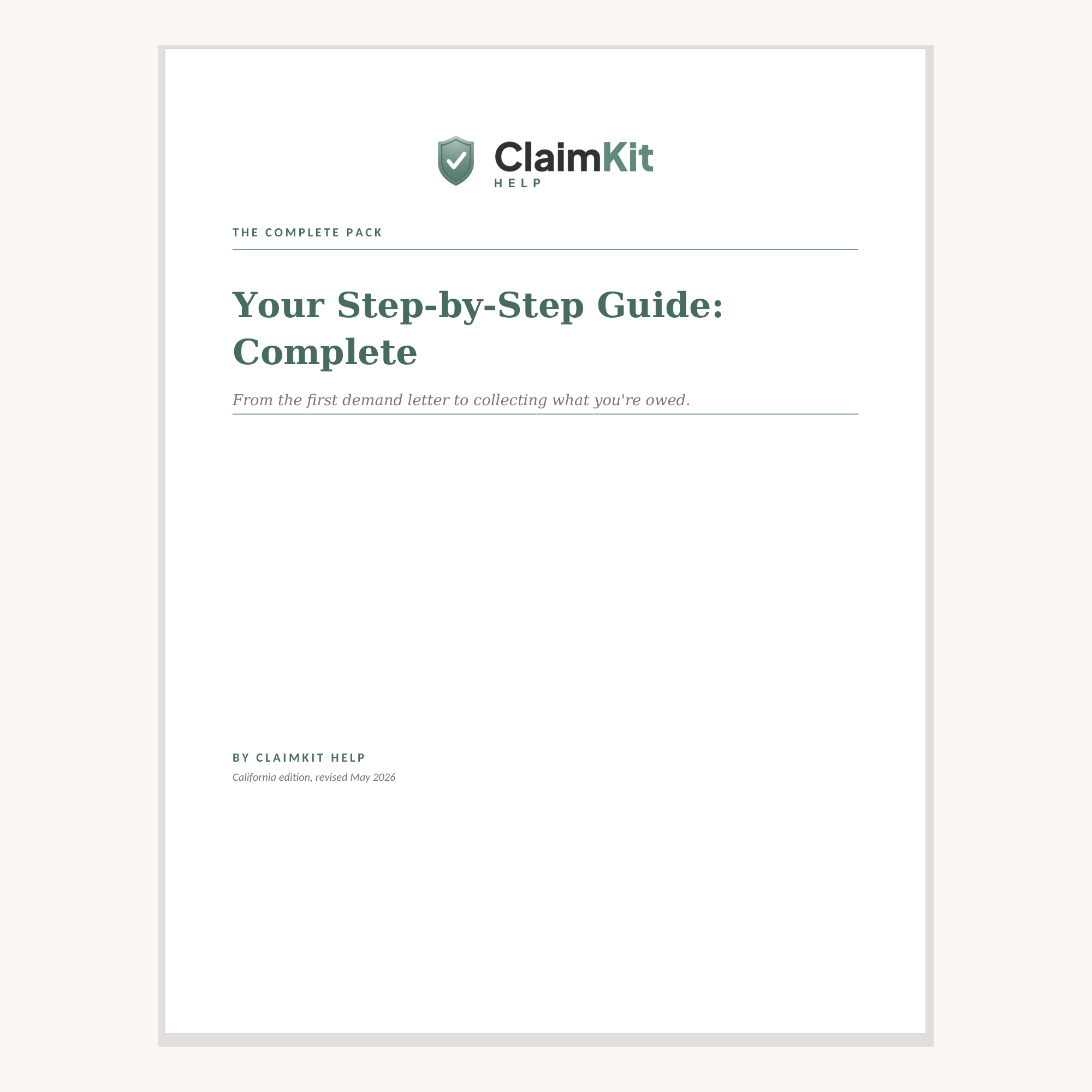 Your Step-by-Step Guide: Complete